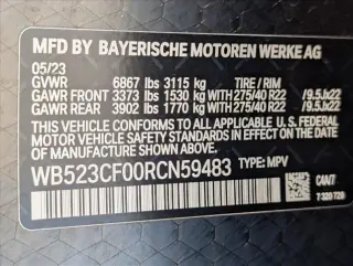 BMW iX 2024 AWD xDrive50 4p Vehículo de Actividad Deportiva