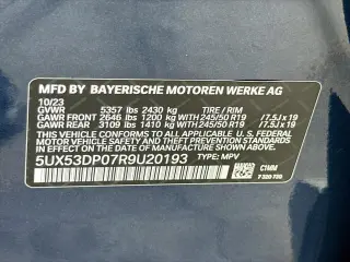 BMW X3 2024 AWD xDrive30i 4p Vehículo de Actividad Deportiva