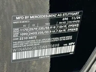 Mercedes-Benz GLB 2025 GLB 250 4p SUV