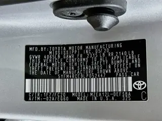 Toyota Corolla 2020 SE 4p Sedan 6M