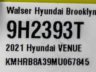 Hyundai VENUE 2021 SE 4dr Crossover