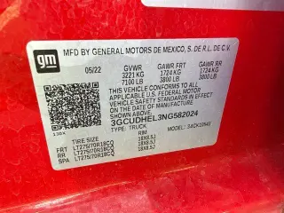 Chevrolet Silverado 1500 2022 4x4 ZR2 4p. Cabina Completa 5.8 pies. ST