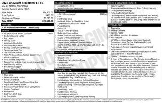 Chevrolet Trailblazer 2023 LT 4p SUV