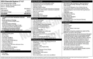 Chevrolet Equinox 2024 LT 4p SUV con 1LT