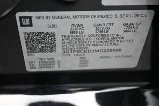 GMC Sierra 1500 2021 4x2 Elevation 4p Camioneta Cabina Extendida 5,8 ft. SB