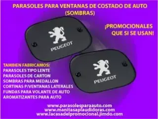 PARASOLES PARA AUTO CON LOGO