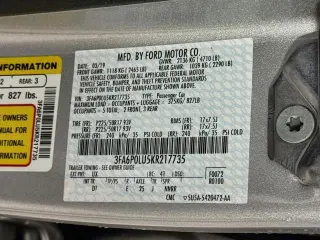 Ford Fusion Hybrid 2019 SE 4p Sedan