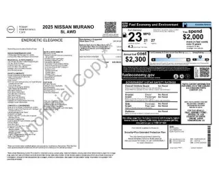 Nissan Murano 2025 AWD SL 4dr SUV