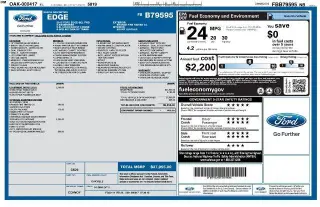 Ford Edge 2015 SEL 4p Crossover