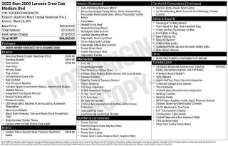 Ram 2500 2022 4x4 Laramie 4p. Crew Cab 6,3 pies CA Camioneta