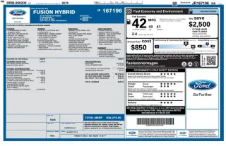 Ford Fusion Hybrid 2018 SE 4dr Sedan
