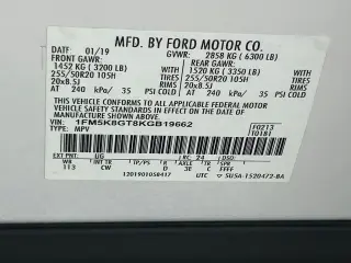 Ford Explorer 2019 AWD Sport 4p SUV