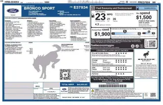 Ford Bronco Sport 2023 AWD Badlands 4p SUV