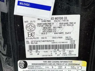 Ford F-150 2013 4x4 FX4 4dr SuperCrew Styleside 5.5 ft. SB