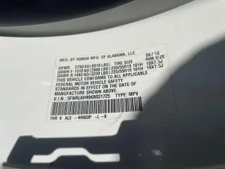 Honda Odyssey 2019 Elite 4dr Mini-Van