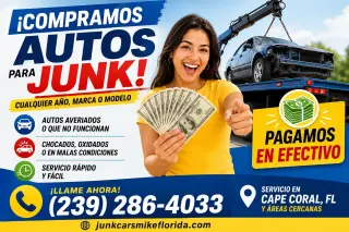 Pago Cash Por Su Junk Car!