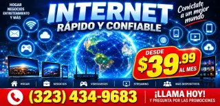 🌐 INTERNET RAPIDO A BAJO COSTO !!