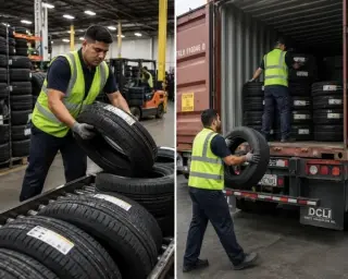 TRABAJOS DE BODEGA DE LLANTAS!