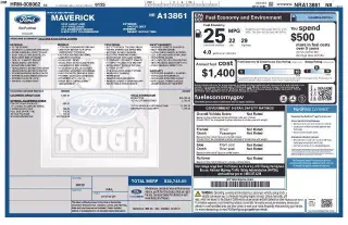 Ford Maverick 2022 AWD Lariat 4dr SuperCrew 4.5 ft. SB