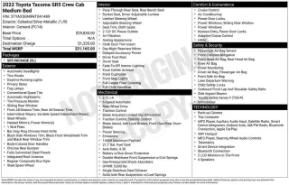 Toyota Tacoma 2022 4x2 SR5 4p Doble Cab 5.0 ft SB