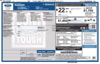 Ford Ranger 2021 4x4 XL 4p SuperCrew 5.1 ft. SB