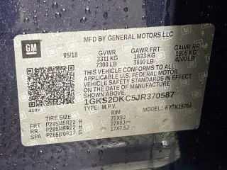 GMC Yukon 2018 4x4 SLT Standard Edition SUV de 4 puertas