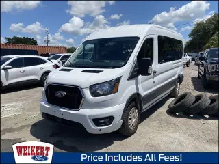Ford Transit 2024 350 XL 3 puertas Batalla Larga Techo Mediano Furgoneta de Pasajeros