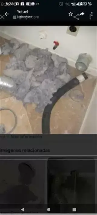 Limpiamo ducto de secadora a/c