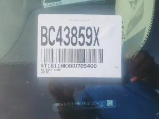 Toyota Camry 2019 SE 4p Sedan
