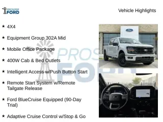 Ford F-150 2024 4x4 XLT 4p SuperCrew 5.5 pies CB