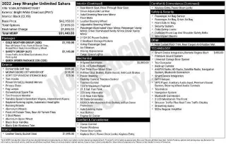 Jeep Wrangler Unlimited 2022 4x4 Sahara 4p SUV