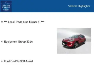 Ford Escape 2020 AWD SEL 4p SUV