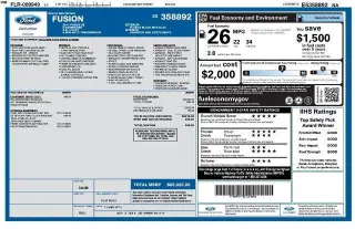 Ford Fusion 2014 SE 4dr Sedan