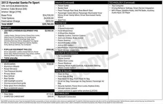 Hyundai SANTA FE Sport 2013 2.4L 4p SUV