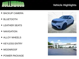 Land Rover Range Rover Velar 2025 4x4 P250 Dynamic SE 4p SUV