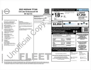 Nissan Titan 2023 4x2 S 4dr Crew Cab 5.6 ft. SB