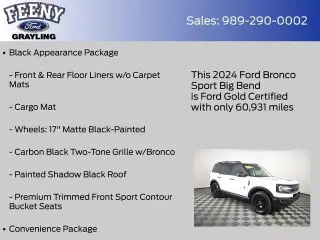 SUV Ford Bronco Sport 2024 AWD Big Bend de 4 puertas