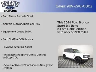 SUV Ford Bronco Sport 2024 AWD Big Bend de 4 puertas