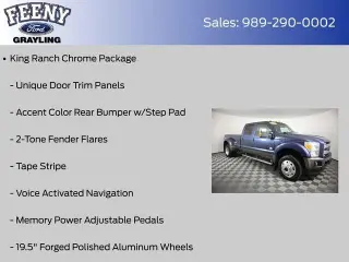 Ford F-450 Super Duty 2015 4x4 King Ranch 4 puertas Crew Cab batea de 8 pies LB DRW