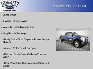 Ford F-450 Super Duty 2015 4x4 King Ranch 4 puertas Crew Cab batea de 8 pies LB DRW