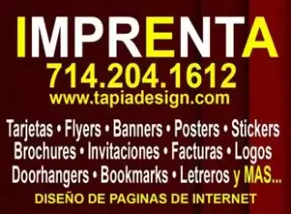 Servicios de Imprenta