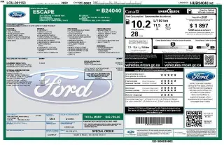 Ford Escape 2017 AWD Titanium 4p SUV