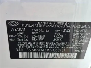 Hyundai SANTA FE 2021 AWD Calligraphy 4p Crossover con ruedas de 19 pulgadas