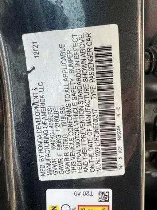 Honda Civic 2022 EX-L 4dr Hatchback