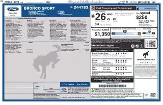 Ford Bronco Sport 2022 AWD Outer Banks 4p SUV