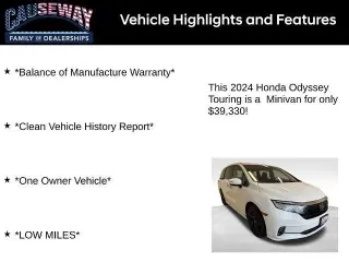 Honda Odyssey 2024 Touring Miniván de 4 puertas