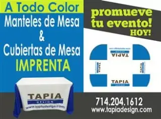 MANTELES PUBLICITARIOS
