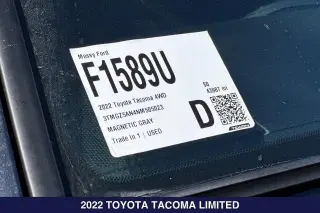 Toyota Tacoma 2022 4x4 Limited 4p Doble Cabina 5.0 ft SB