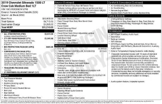 Chevrolet Silverado 1500 2019 4x4 LT 4p. Cabina de Tripulación 5,8 pies de caja trasera