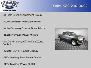 Ram 1500 2022 4x4 Big Horn 4p. Cabina Tripulada 6,4 ft. SB Camioneta